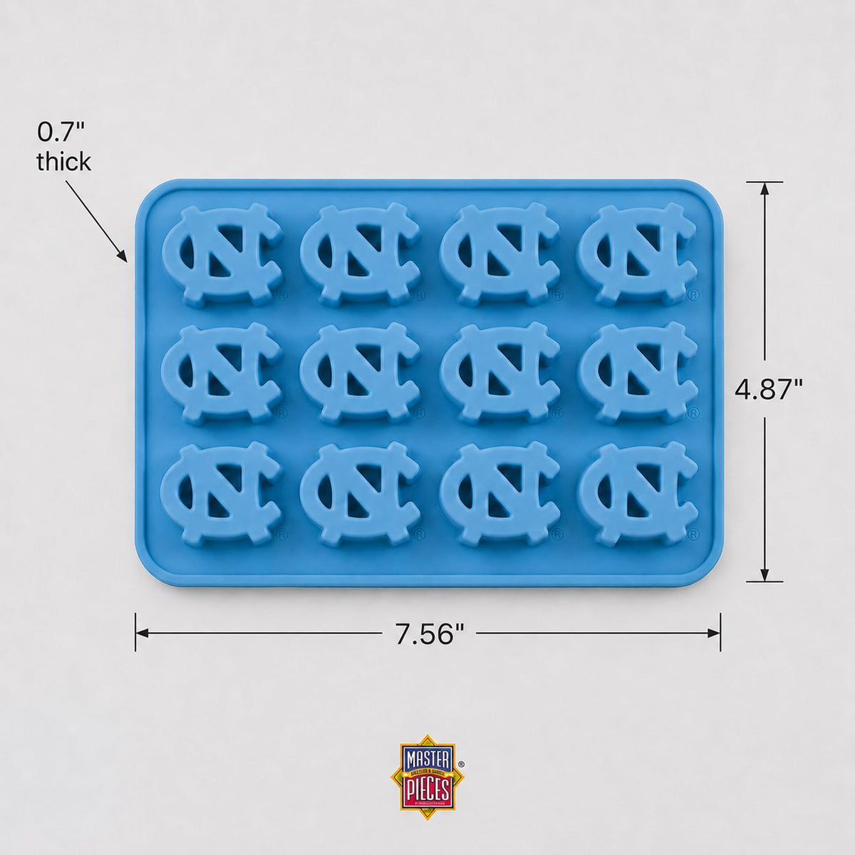 Masterpieces Fanpans Ncaa Alabama Crimson Tide Silicone Ice Cube Tray Set - Fun Alabama Merchandise, Dishwasher Safe