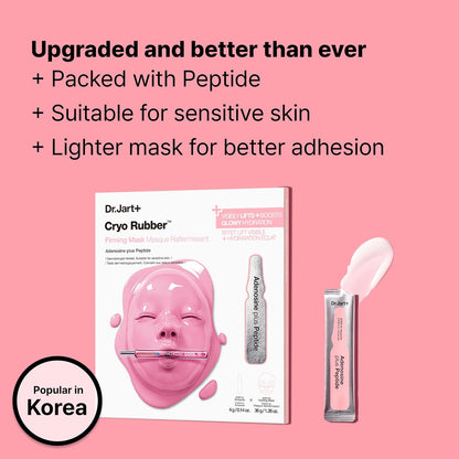 Dr.Jart+ Cryo Rubber Cooling Korean Face Mask with Serum Ampoule| Korean Skin Care | Travel Size