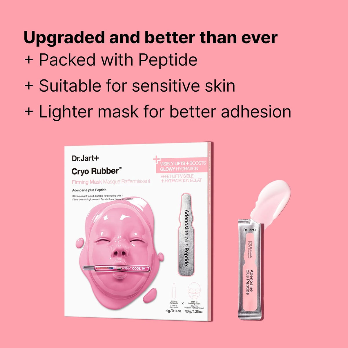 Dr.Jart+ Cryo Rubber Cooling Korean Face Mask with Serum Ampoule| Korean Skin Care | Travel Size