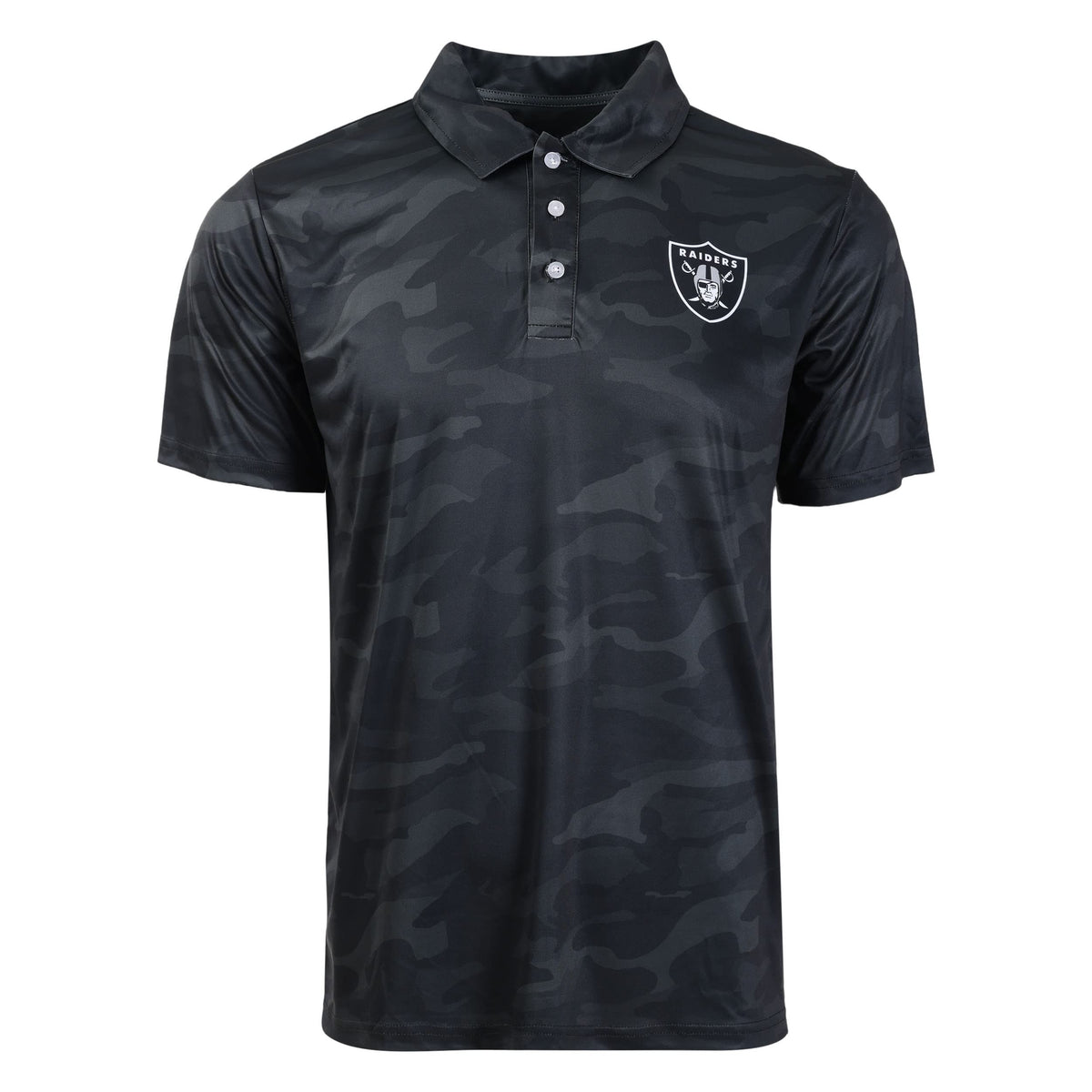 FOCO Men's NCAA College Team Logo Camo Color Polyester Polo Short Sleeve Shirt
