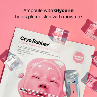 Dr.Jart+ Cryo Rubber Cooling Korean Face Mask with Serum Ampoule| Korean Skin Care | Travel Size