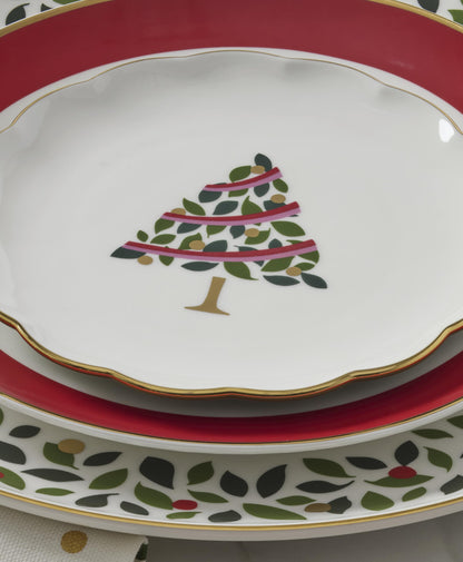 Kate Spade New York Evergreen Large Lit Tree Figurine, Christmas & Holiday Decor
