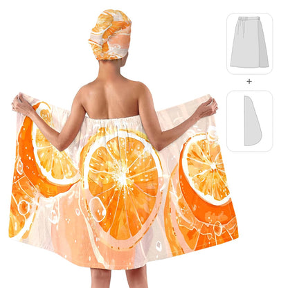 Bath Wrap and Hair Drying Towel Set – Microfiber Quick Dry
