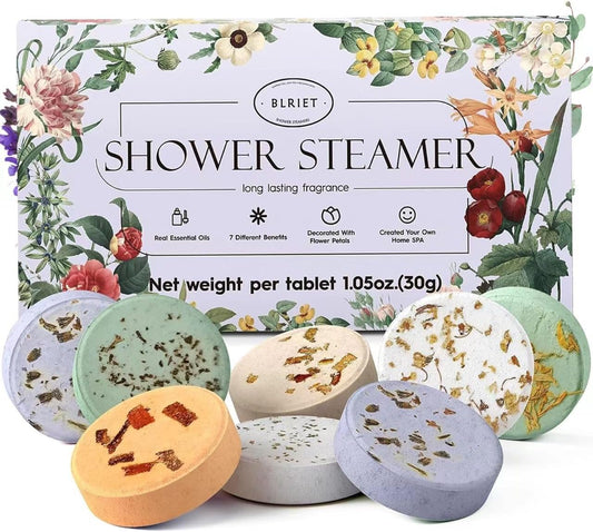 Blriet Shower Steamers Aromatherapy Relief Gifts 8 ct