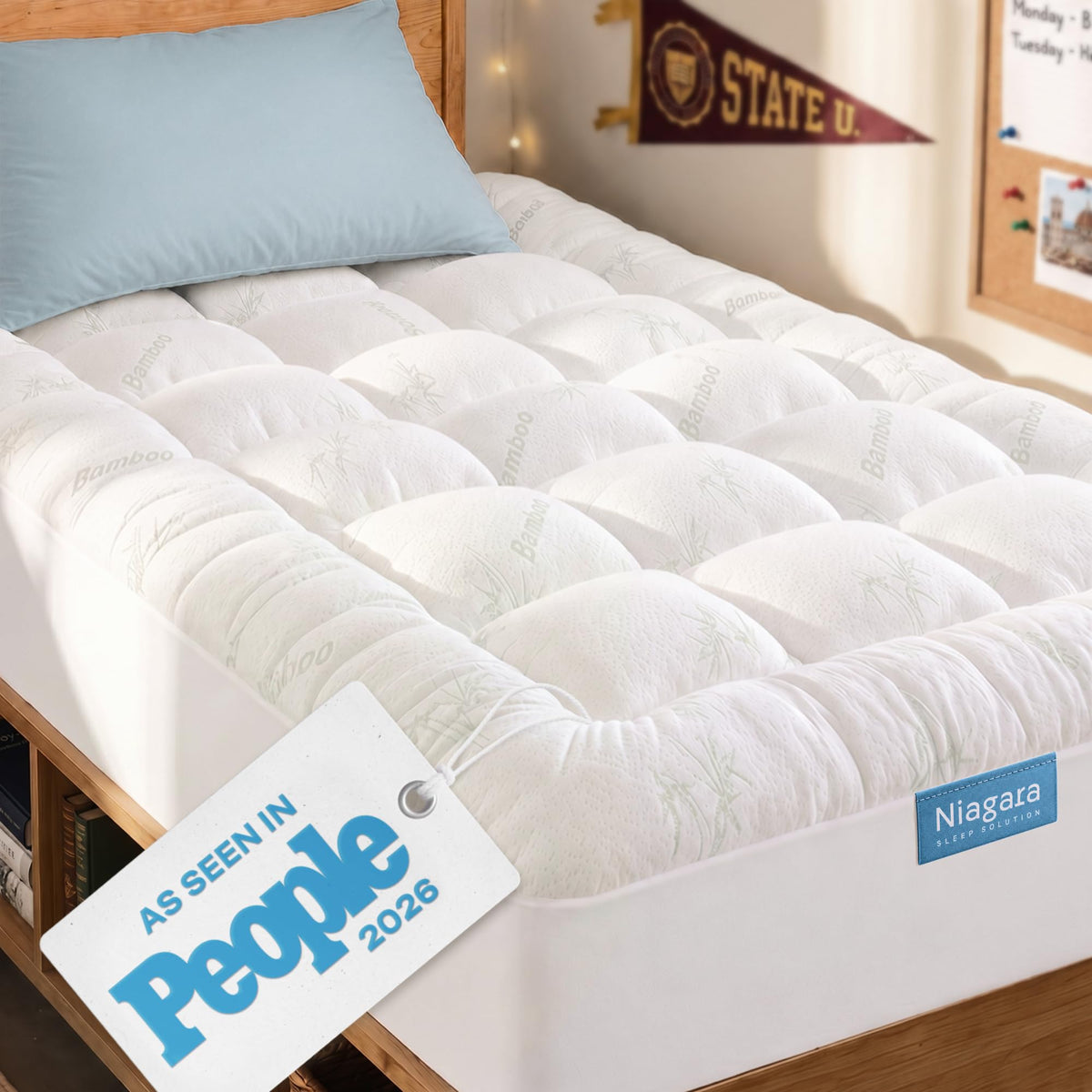 Niagara Sleep Solution Ultra Soft Queen Size Mattress Topper