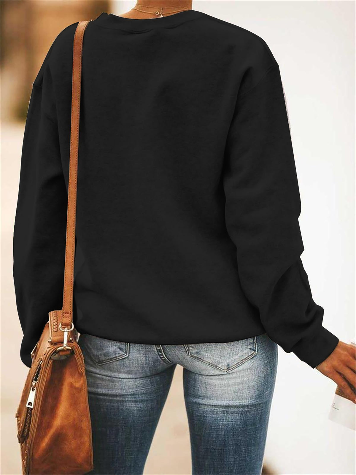 Christmas Sweatshirts for Women Cute Christmas Tree Graphic Long Sleeve Shirt Xmas Holiday Party Pullover Blouse