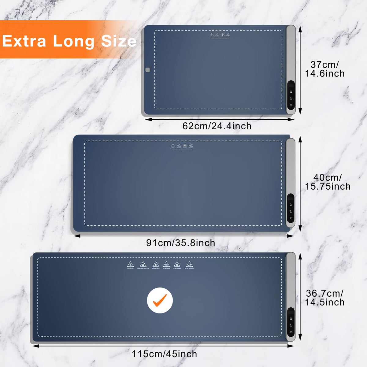 FYY Warming Mat for Food 24"x15", Rapid and Full Surface Heating