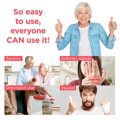 Kitchen Mama Auto Electric Can Opener: Open Your Cans with a Simple Press of Button