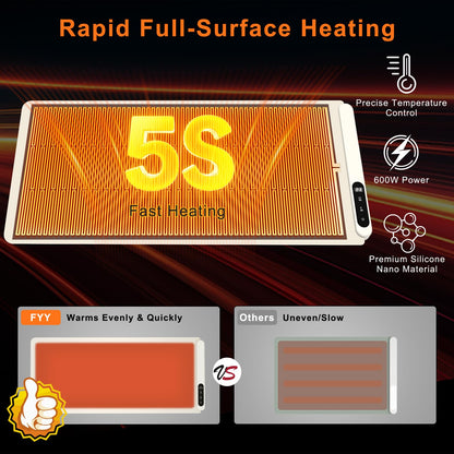 FYY Warming Mat for Food 24"x15", Rapid and Full Surface Heating