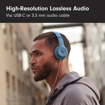 Beats Solo 4 - Wireless On-Ear Bluetooth Headphones, Up to 50-Hour Battery Life, Ultra-Lightweight Comfort