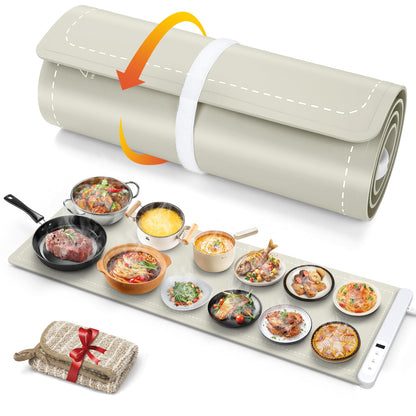 FYY Warming Mat for Food 24"x15", Rapid and Full Surface Heating