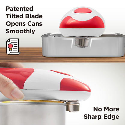 Kitchen Mama Auto Electric Can Opener: Open Your Cans with a Simple Press of Button