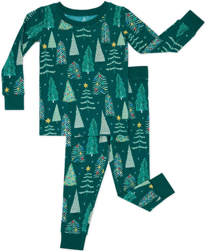 Little Sleepies Two-Piece Pajama Set, Viscose from Bamboo, Toddler Kids PJs