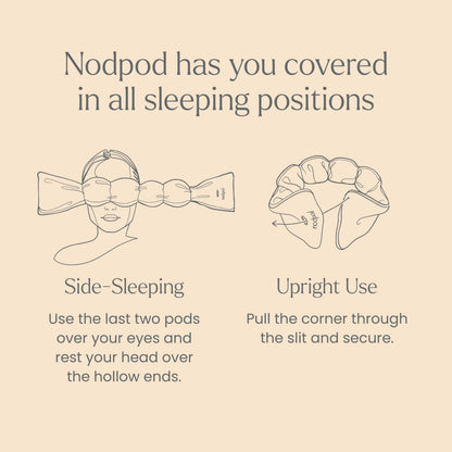 Nodpod Gentle Pressure Sleep Mask | Patented Light Blocking Design for Sleeping, Traveling & Relaxation - Sage
