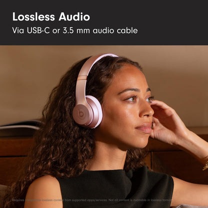 Beats Solo 4 - Wireless On-Ear Bluetooth Headphones, Up to 50-Hour Battery Life, Ultra-Lightweight Comfort