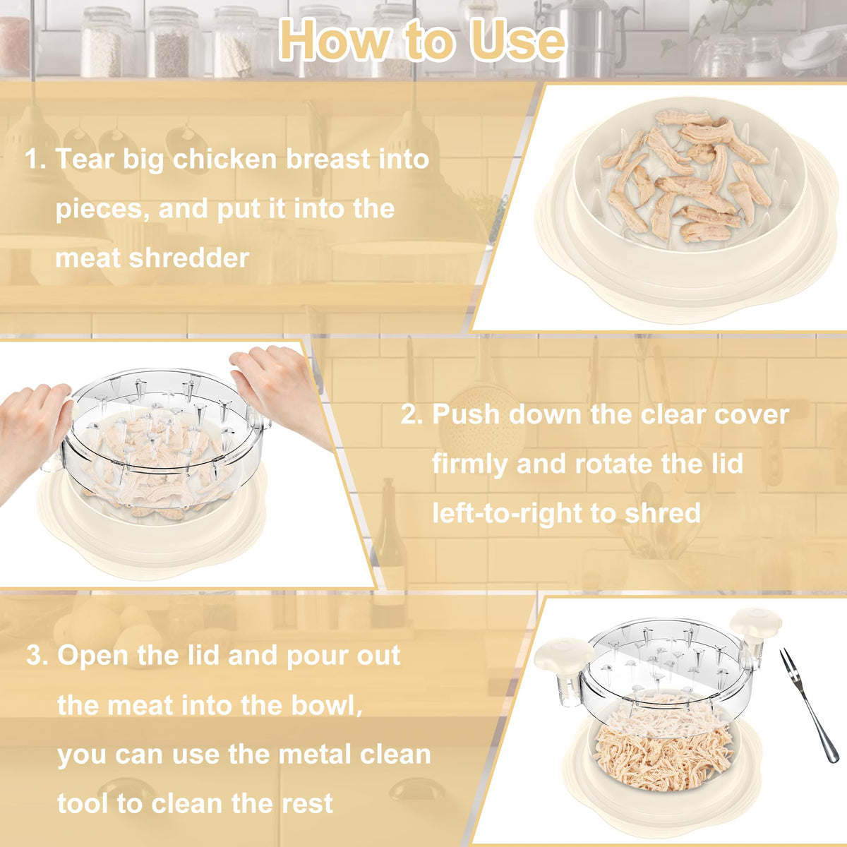 Suretivian Chicken Shredder Tool