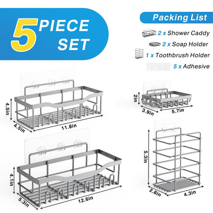 Eudele Adhesive Shower Caddy