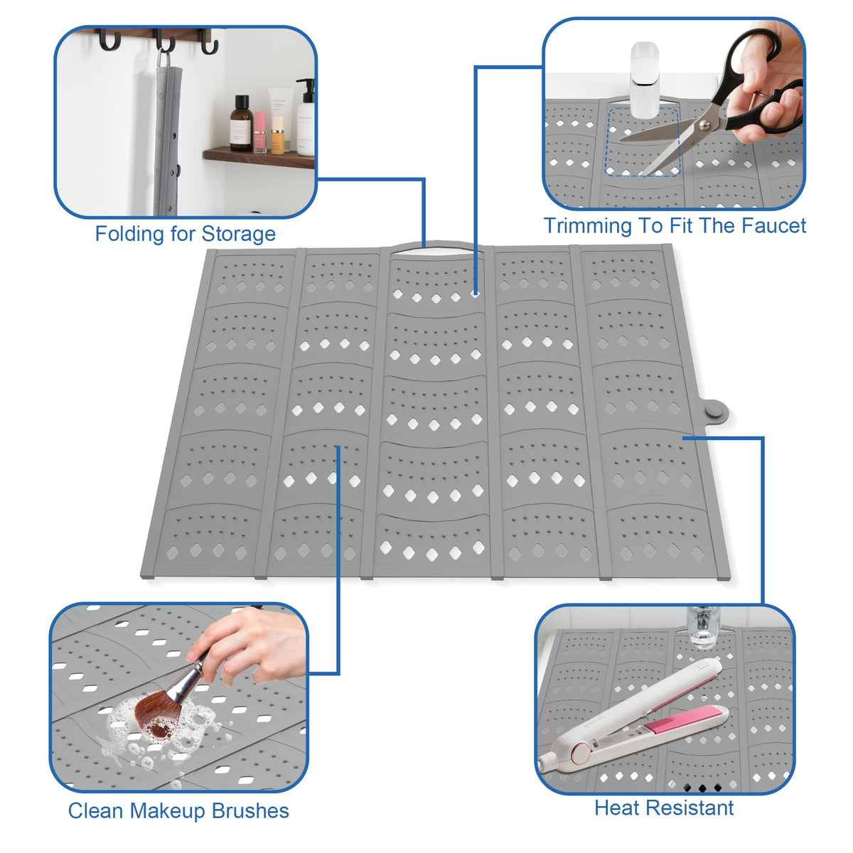 Mofason Bathroom Sink Top Cover Space Saver