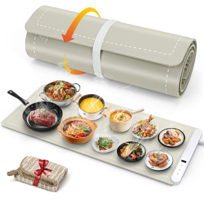 FYY Warming Mat for Food 24"x15", Rapid and Full Surface Heating