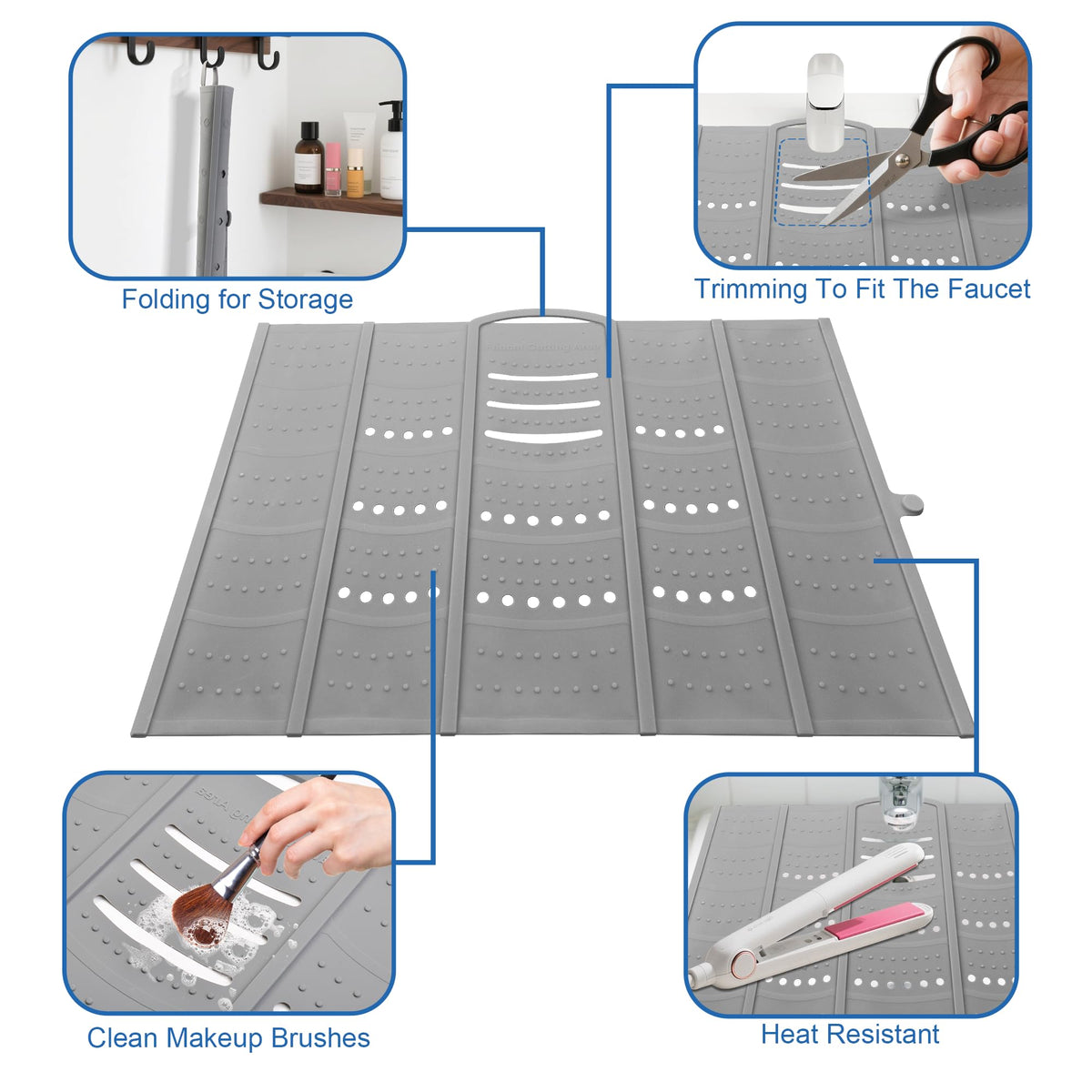Mofason Bathroom Sink Top Cover Space Saver