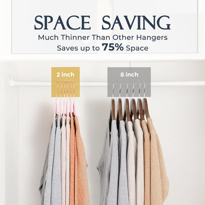 House Day Black Velvet Hangers 60 Pack