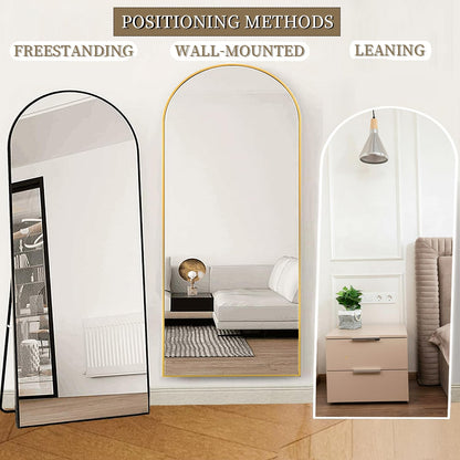 OGCAU Arched Full Length Mirror 76"x34"