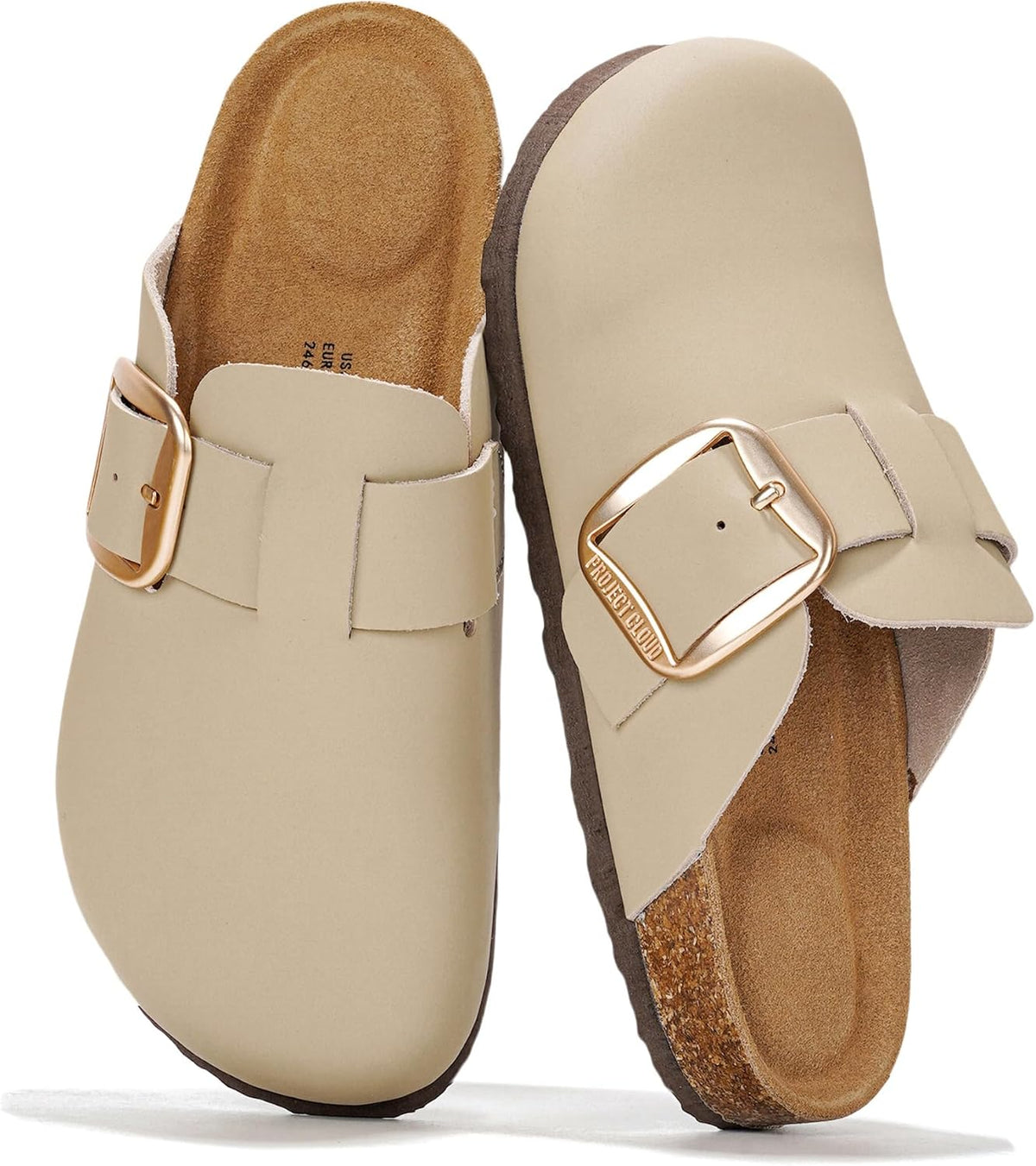 Project Cloud 100% Genuine Leather Clogs for Women Fall Shoes for Women