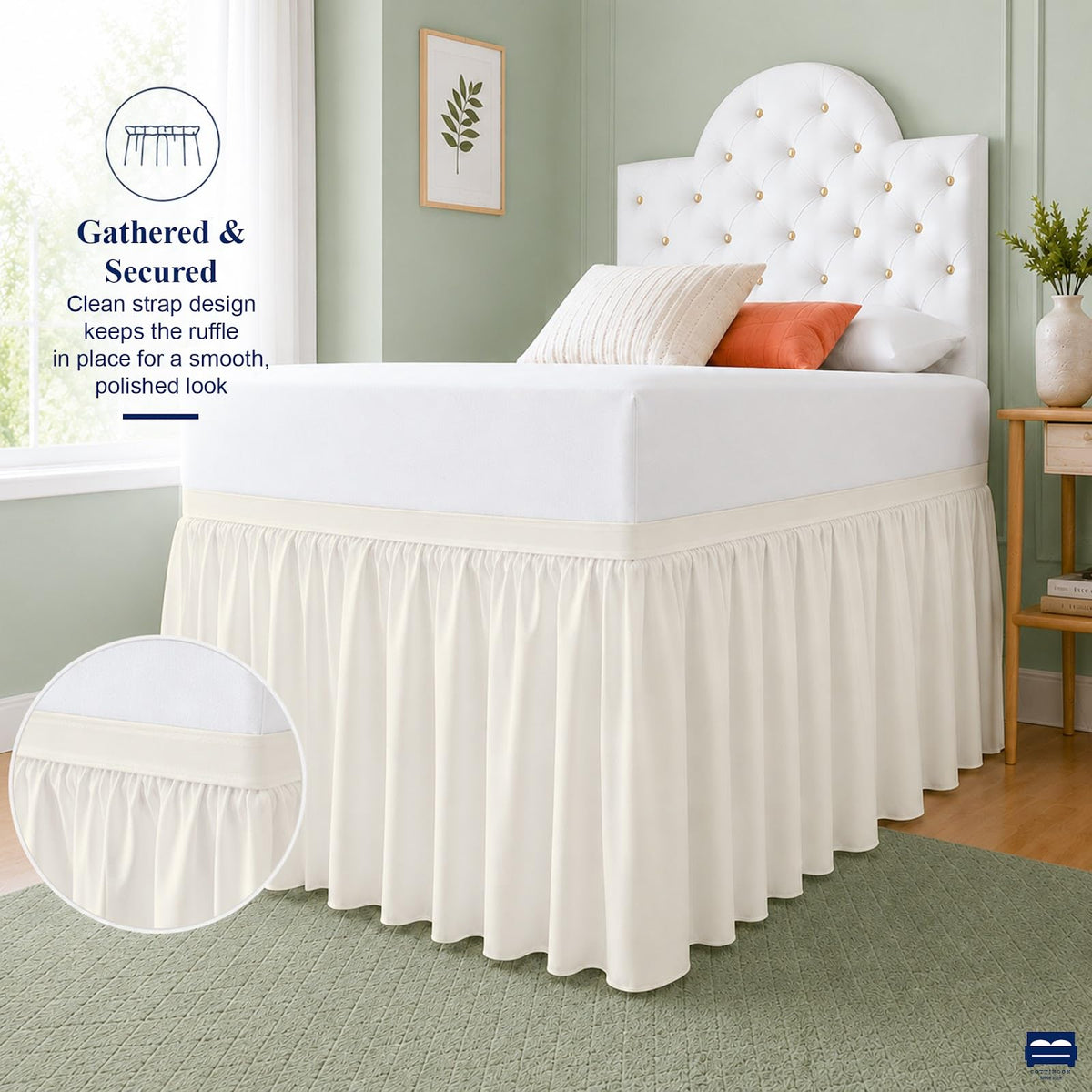 Cottingon Dorm Room Bed Skirt Twin XL