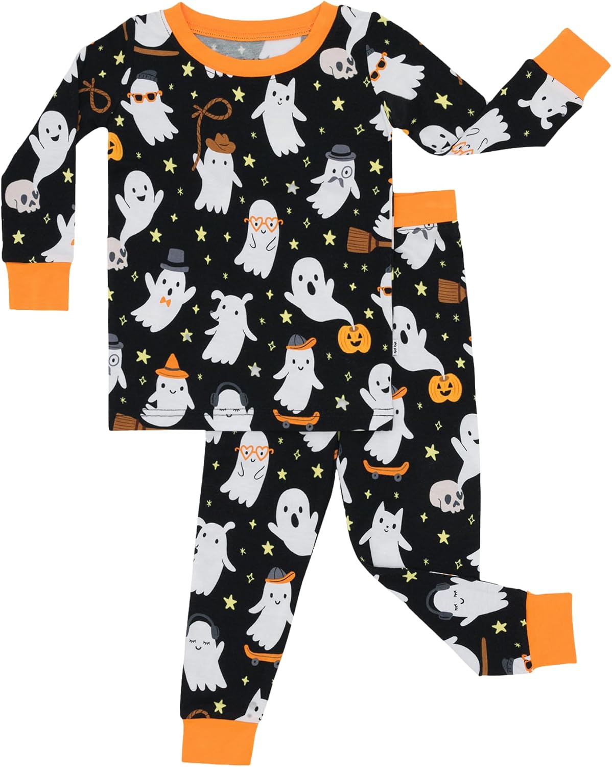 Little Sleepies Two-Piece Pajama Set, Viscose from Bamboo, Toddler Kids PJs
