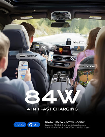 Lisen Retractable Car Charger