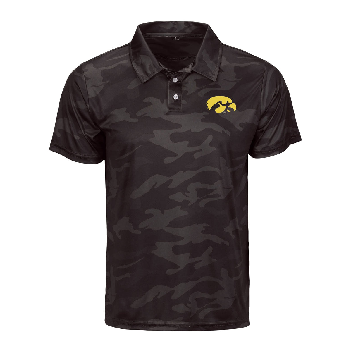 FOCO Men's NCAA College Team Logo Camo Color Polyester Polo Short Sleeve Shirt