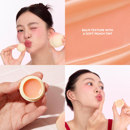 TONYMOLY Mini Fruit Lip Balm Set with Sheer Tint, Shea Butter and Vitamin E