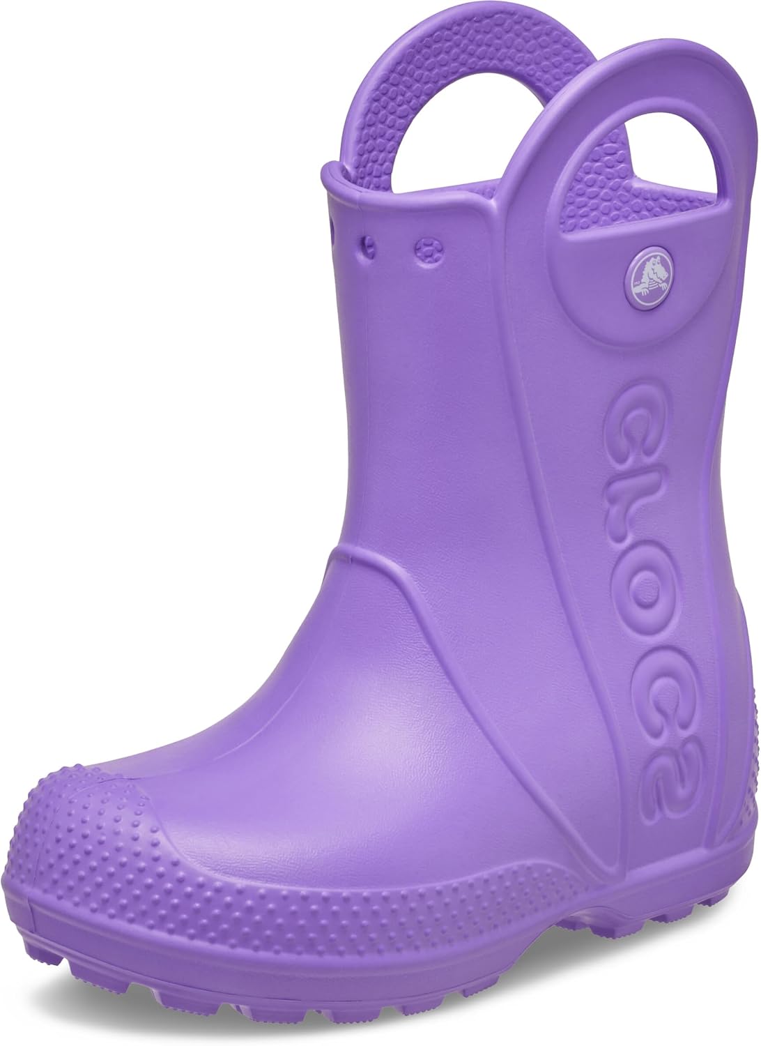 Crocs Kids' Handle It Rain Boots | Waterproof Slip On Shoes | Kids' Rain Boots