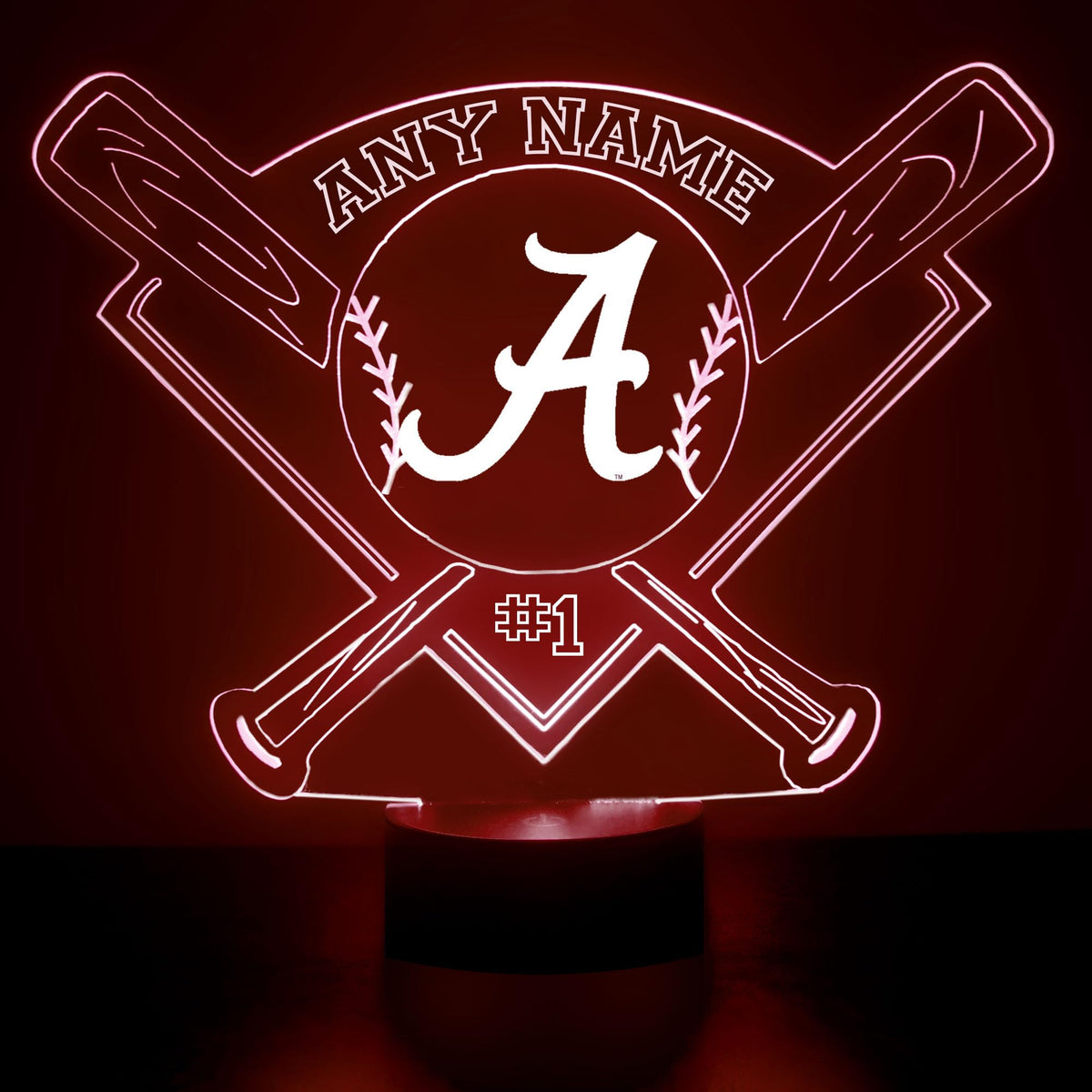 Custom University of Alabama Crimson Tide Football LED Sign | Made in The USA