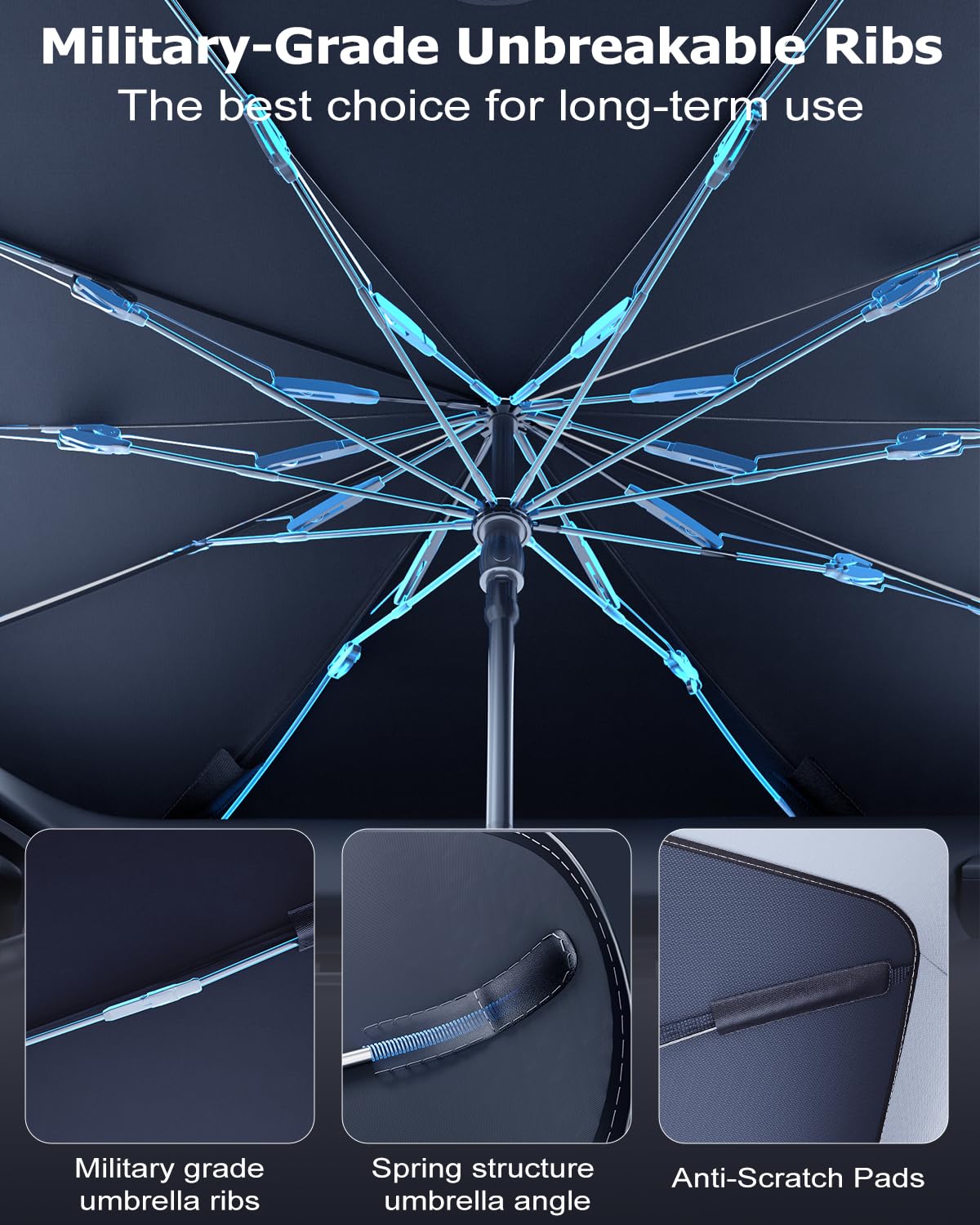 Dmjn Umbrella Windshield Sun Shade