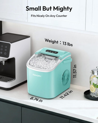 Euhomy Countertop Ice Maker Machine with Handle