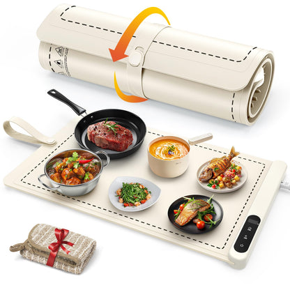 FYY Warming Mat for Food 24"x15", Rapid and Full Surface Heating
