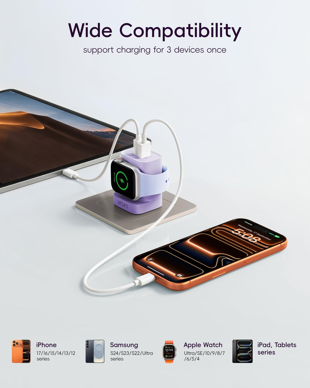 VRURC Fast Charger for Apple Watch