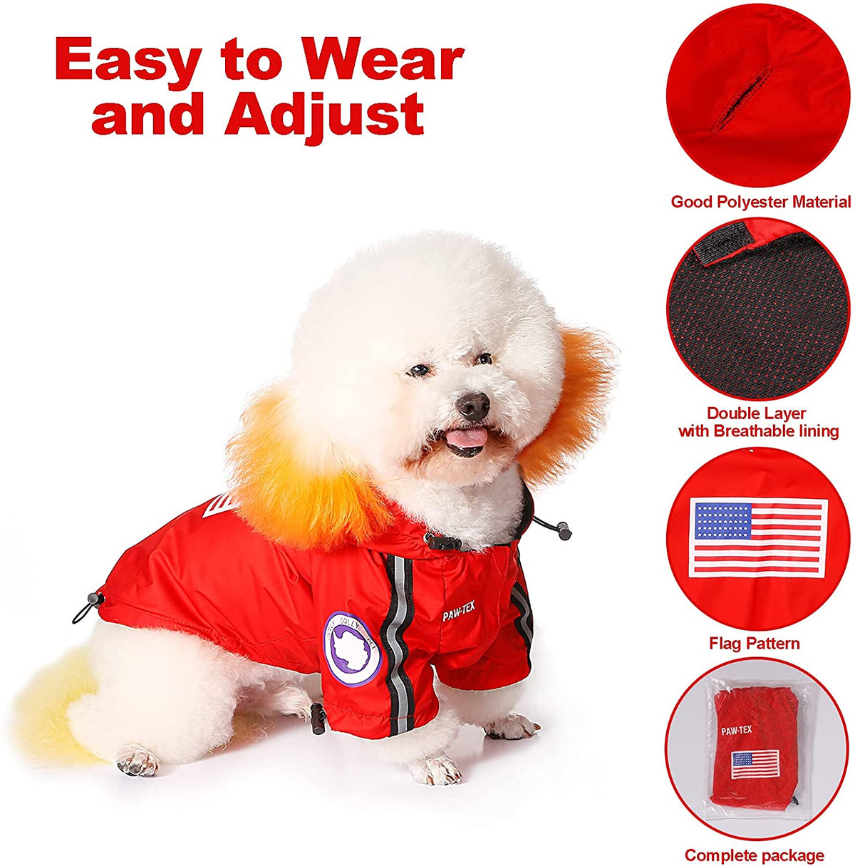 The Dog Face Pet Raincoat