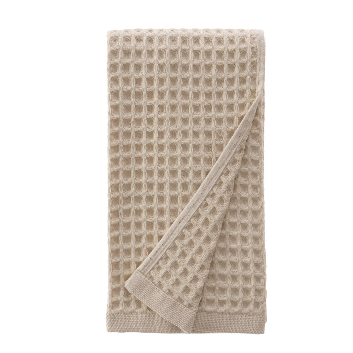 Sea Me At Home Waffle Hand Towel – 100% Turkish Cotton, Quick-Dry, Soft and Absorbent Bathroom Towel (White)