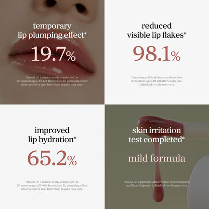 NOONI Korean Lip Oil - Applepeony - pH Color-Changing Plumping Lip Gloss