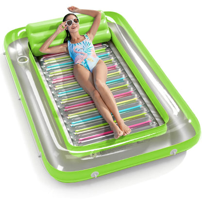 Inflatable Tanning Pool Lounger Float
