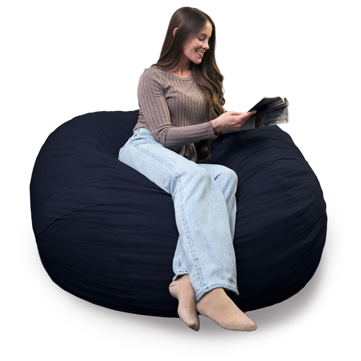Big Joe Fuf Oversized Couch with Removable Cover