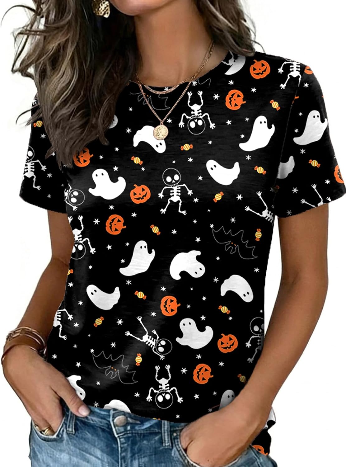 Zeagoo Womens Tshirt Short Sleeve Summer Tops Crewneck Casual Basic Tee Shirts Spring Clothes Trendy Outfit