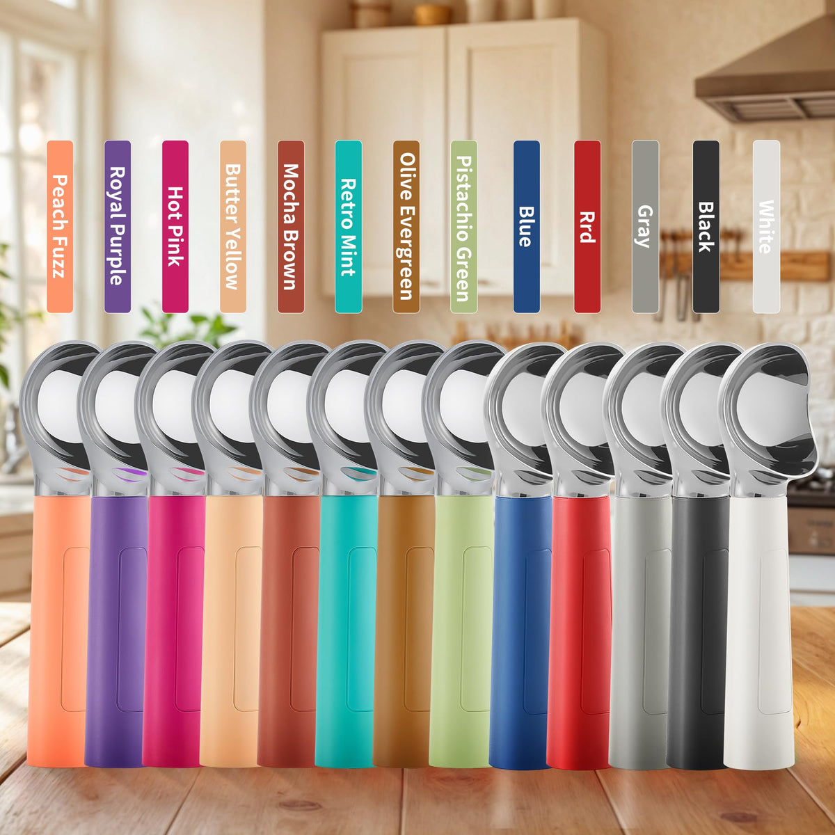 Heated Ice Cream Scoop Rechargeable