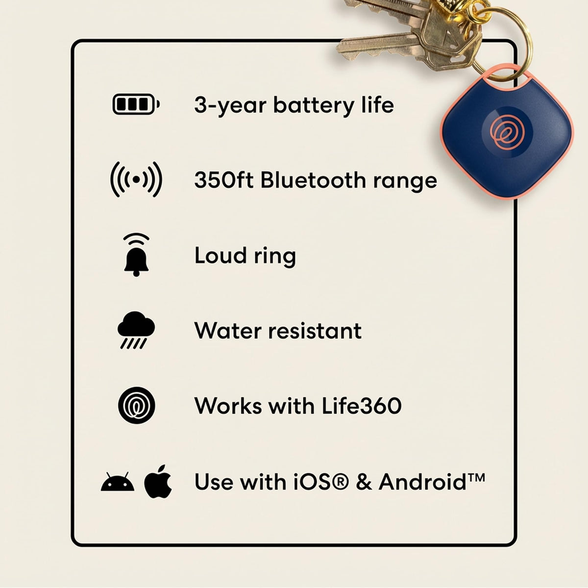 Life360 Tile - Bluetooth Tracker