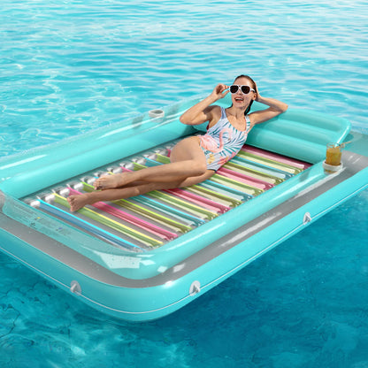 Inflatable Tanning Pool Lounger Float