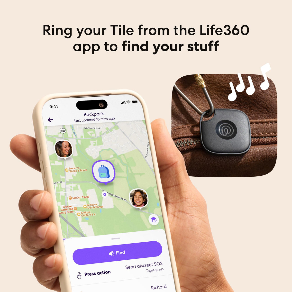 Life360 Tile - Bluetooth Tracker