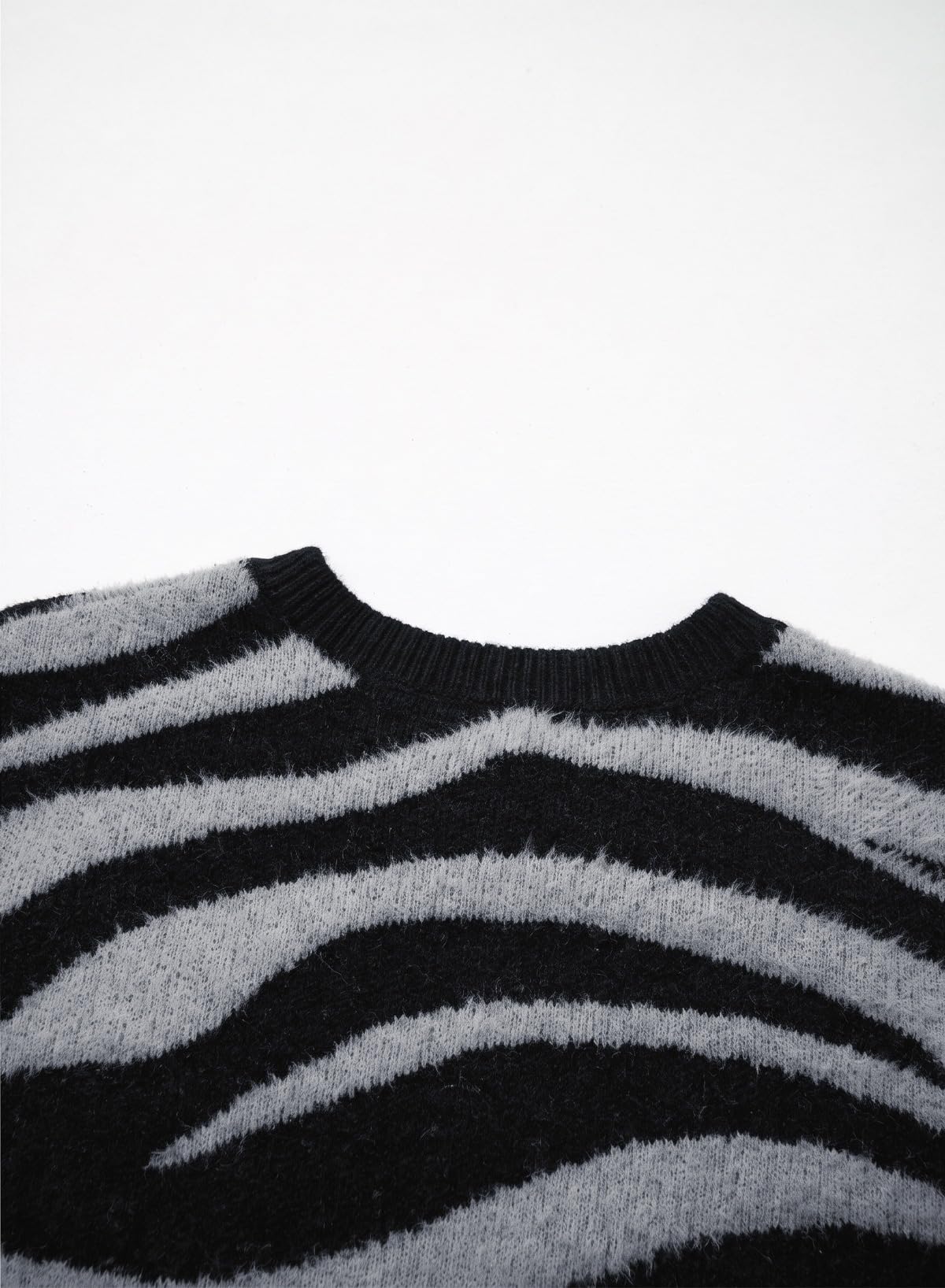 Sidefeel Women's Long Sleeve Crewneck Animal Print Cardigan Sweater