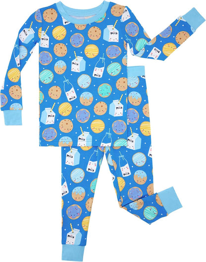Little Sleepies Two-Piece Pajama Set, Viscose from Bamboo, Toddler Kids PJs